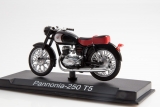 Pannonia 250 T5 мотоцикл - №18 с журналом (+открытка) 1:24