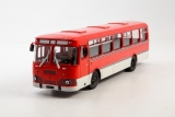Ликинский автобус-677М автобус городской - красный/белый 1:43