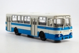 Ликинский автобус-677М автобус городской - белый/синий 1:43