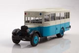 ЗиС-8 советский городской автобус - синий/белый 1:43