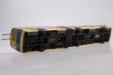 ЗиУ-10 (ЗиУ-683) сочлененный троллейбус - синий/желтый 1:43