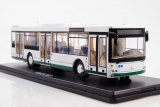 МАЗ-203 белорусский низкопольный городской автобус - белый/зеленый 1:43