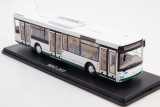 МАЗ-203 белорусский низкопольный городской автобус - белый/зеленый 1:43