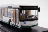 МАЗ-203 белорусский низкопольный городской автобус - белый/зеленый 1:43