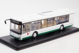 МАЗ-203 белорусский низкопольный городской автобус - белый/зеленый 1:43