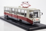КТМ-8 (71-608) трамвай - красный/белый/серый 1:43