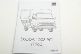 Skoda 1203 ROL бортовой с тентом - 1968 - сборная модель 1:43