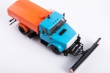 ЗиЛ-4333 комбинированная дорожная машина KО-829А - голубой/оранжевый 1:43