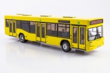 МАЗ-103 (рестайлинговый) автобус городской - г. Санкт-Петербург - желтый 1:43