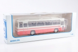Ikarus-256 автобус - белый/красный 1:43