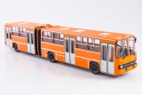 Ikarus-280.64 автобус городской сочлененый - оранжевый/белые двери 1:43