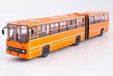 Ikarus-280.64 автобус городской сочлененый - оранжевый/белые двери 1:43