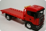 Scania R124/400 платформа эвакуатор - красный 1:43