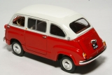 Fiat 600 Multipla - 1963 - red and white 1:43