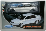 Audi A4 - серебристый металлик - СБОРКА 1:24
