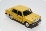 ВАЗ-2107 такси - желтый 1:43