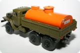 Миасский грузовик-4320 бортовой с цистерной - хаки/оранжевый 1:43