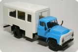 Горький-53 вахтовый автобус - синий/белый 1:43