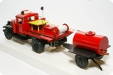 Горький-АА пожарный грузовик с ДПО + прицеп-бочка 1:43