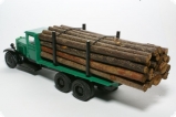 ЗиС-5 грузовик с третьей подкатной осью (6х2) для перевозки леса 1:43