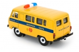УАЗ-3962 автобус - милиция СССР - желтый 1:43