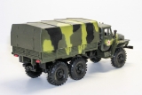 Миасский грузовик-4320 бортовой с тентом - камуфляж хаки 1:43