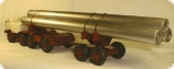 ЗиЛ-135Л трубовоз с прицепом-роспуском 1:43