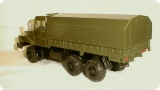 Миасский грузовик-4320-44 военный бортовой с тентом - хаки 1:43