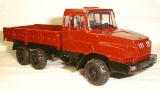 Миасский грузовик-4320-45 бортовой - красный 1:43