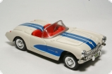Chevrolet Corvette - 1957 - бежевый/синий 1:43