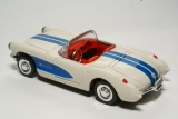 Chevrolet Corvette - 1957 - бежевый/синий 1:43
