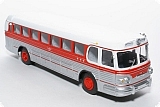 ЗиС-127 автобус междугородний - 1955 - серебристый/красный/белый 1:43