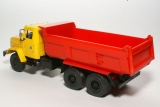 КрАЗ-65055 самосвал - желтый/красный 1:43