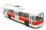 ЗиУ-9 троллейбус - красный/белый 1:43