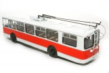 ЗиУ-9 троллейбус - красный/белый 1:43