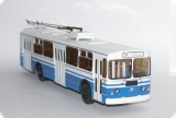 ЗиУ-682 троллейбус - синий/белый 1:43
