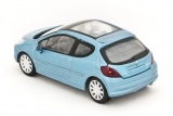 Peugeot 207 - голубой 1:43