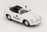 Porsche 356B Cabriolet Polizei 1:43
