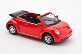 Volkswagen New Beetle Cabrio открытый - красный 1:43