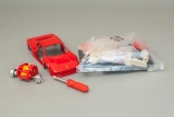 Ferrari 512TR - красный - сборная модель - инерционный механизм 1:39