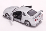 Nissan Skyline GT-R (R34) - серебристый металлик 1:32