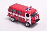 УАЗ-39625 пожарная охрана 1:43