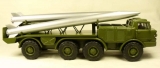 ЗиЛ-135ЛТМ транспортно-заряжающая машина 9Т29 оперативно тактического ракетного комплекса «Луна-М» 9К52 1:43