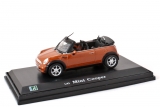 Mini Cooper New convertible - коричневый металлик 1:43