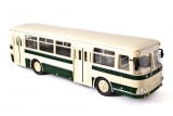 Ликинский автобус-677 автобус городской - бежевый/зеленый 1:43