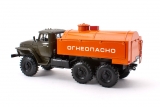 Миасский грузовик-4320 автотопливозаправщик - хаки/оранжевый 1:43