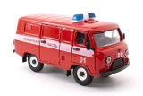 УАЗ-3741 фургон - пожарный 1:43