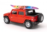 Hummer H2 SUT Surfing - 2005 - красный - без коробки 1:40
