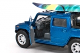 Hummer H2 SUT Surfing - 2005 - синий металлик - без коробки 1:40