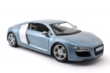 Audi R8 - голубой металлик 1:24